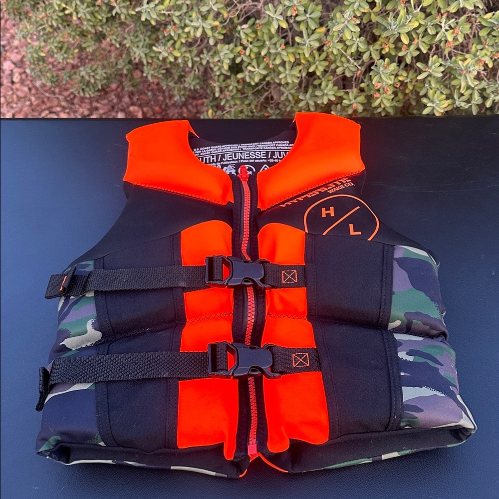 Hyperlite Orange and Black Life Vest - Picture 11 of 17